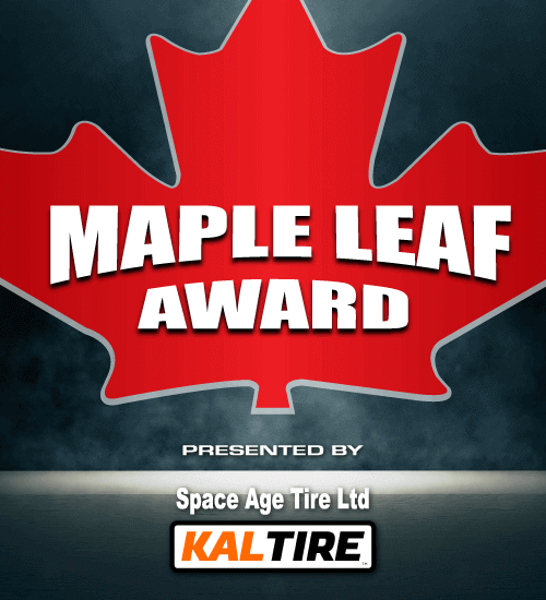Maple Leaf Award presented by Space Age Tire LTD/Kal Tire