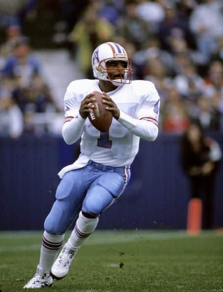 Warren Moon Oilers Hall of Fame Quarterback One Autograph Per Person